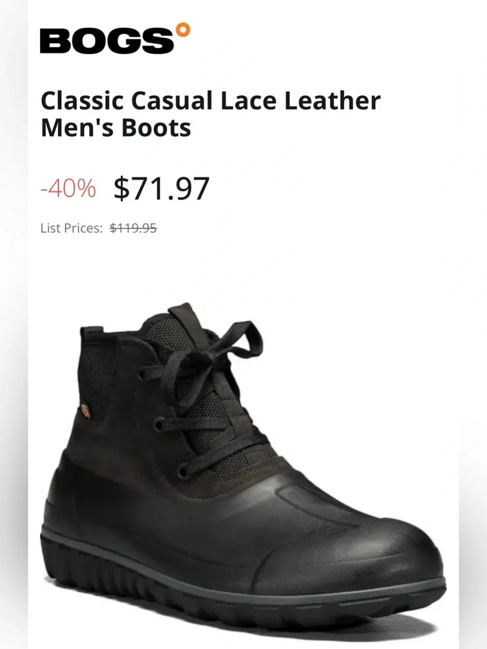Bogs ankle rain boots